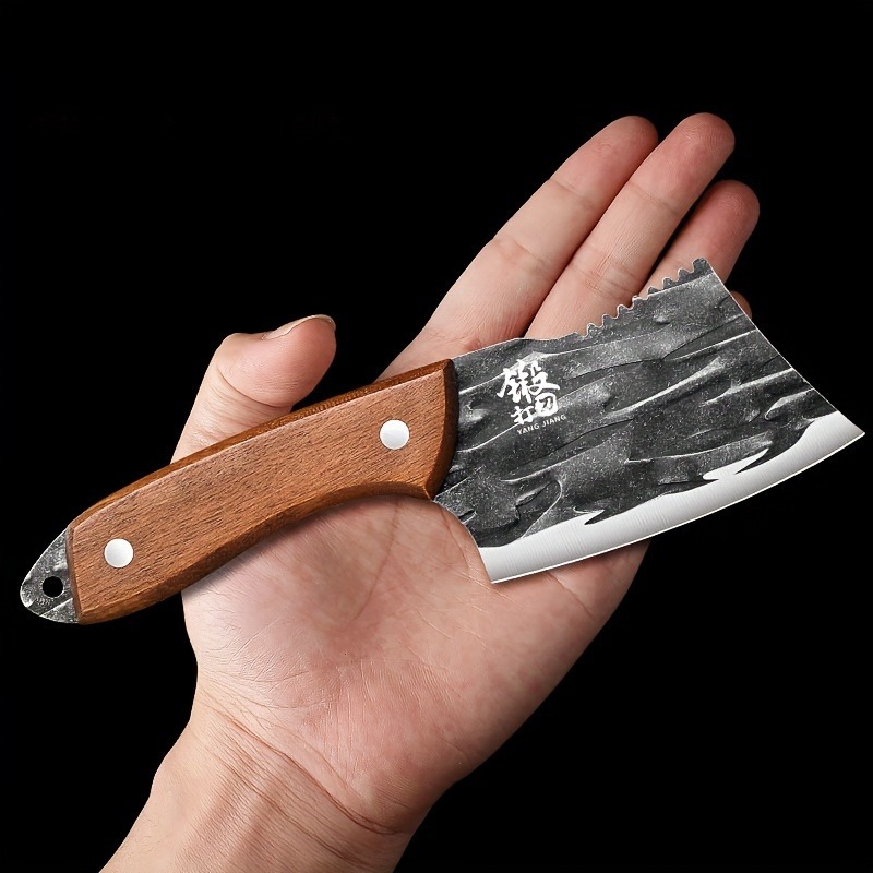 Wok Carbon Steel - ミニ多目的スライスナイフ、ステンレス鋼肉ナイフ、鋭い分割、小さい、家庭用、中国の包丁、kr9195