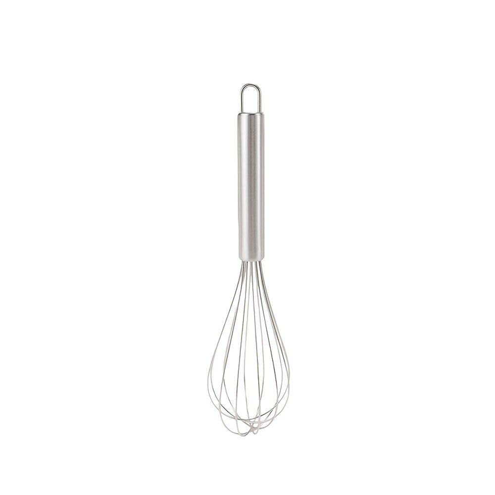 Home Cooking Utensils - 1個 ステンレス製手動泡立て器 モダンでシンプルなベーキングツール 耐久性があり錆びにくい 卵やクリームの泡立てが簡単 家庭用キッチンベーキングに最適