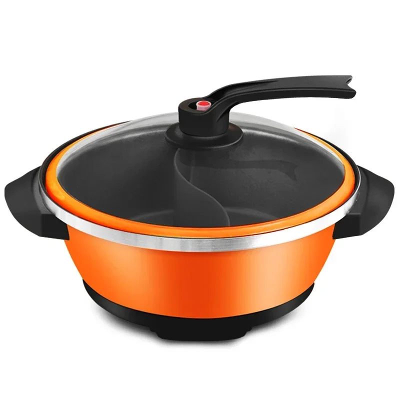 Home Cooking In Chinese - 多機能電気調理器 32CM 6L ノンスティック無煙鍋 中華鍋と家庭料理用