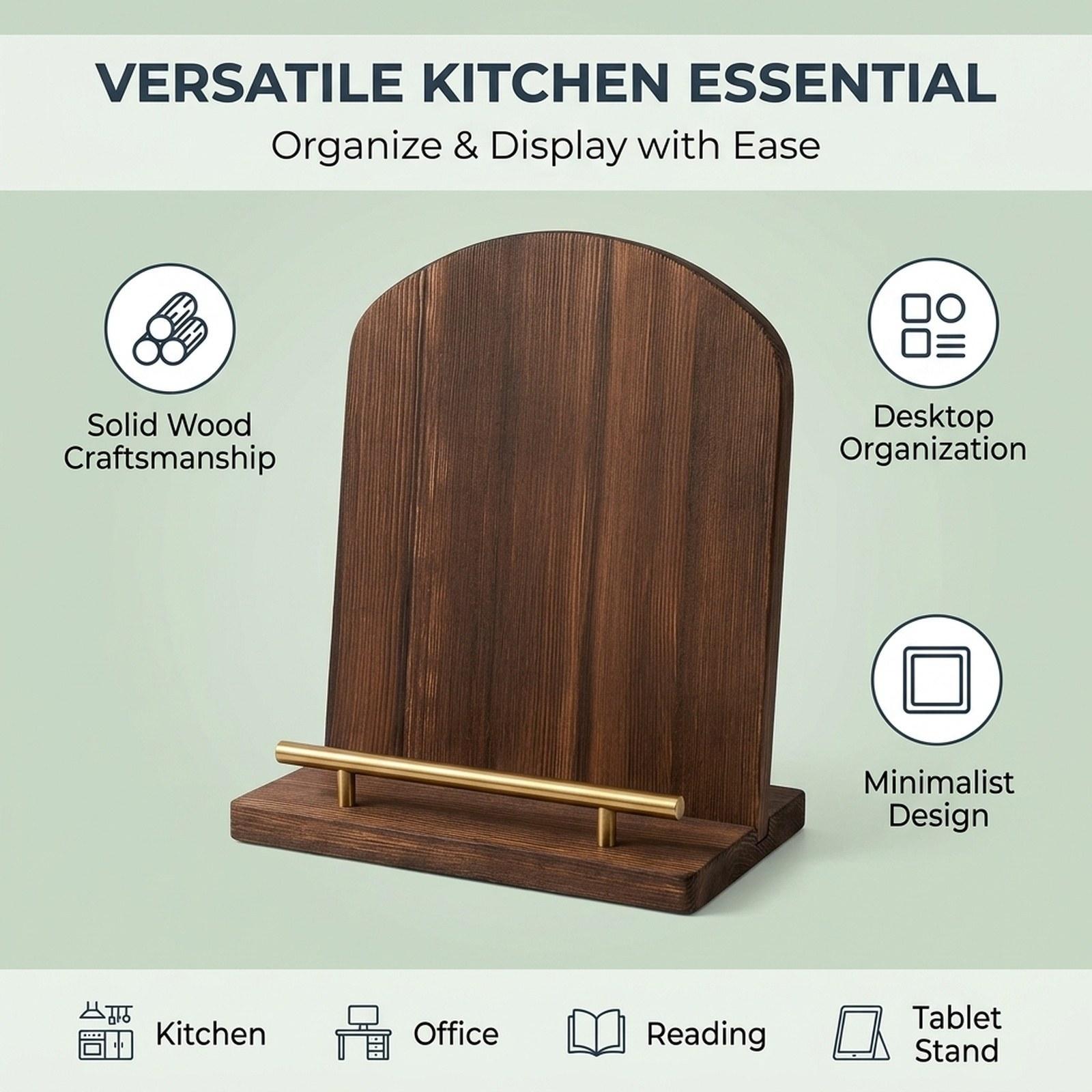 木製料理本スタンド レシピブックホルダー 多機能装飾シャルキ - Home Cooking Book のレビューと価格