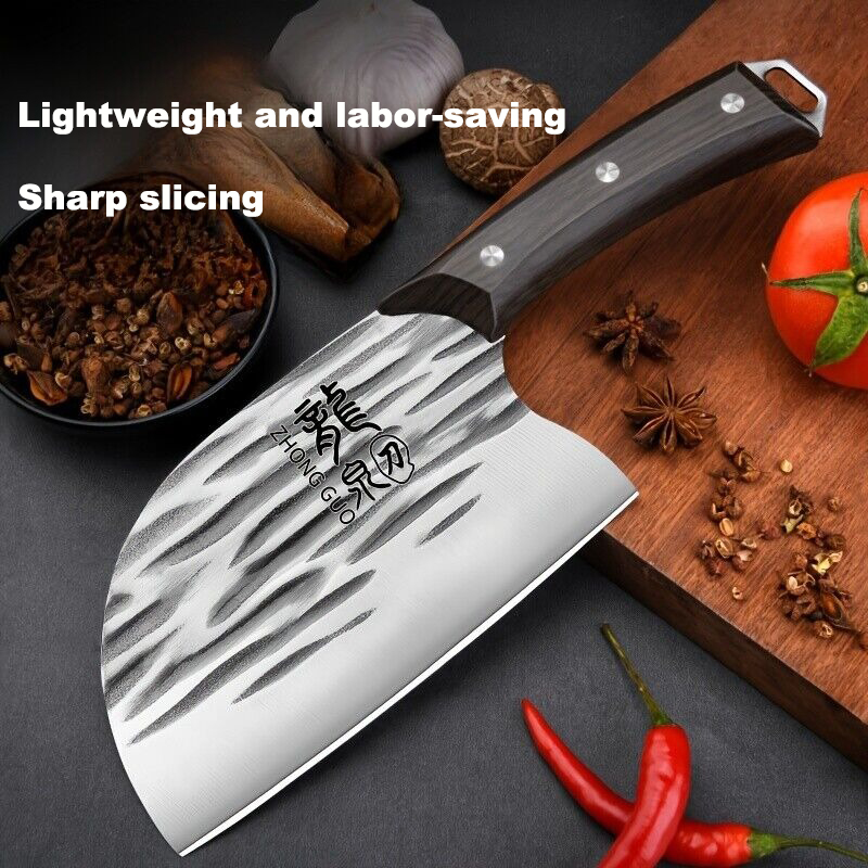 超鋭利な鍛造包丁、超鋭利な家庭用スライスナイフ、シェフの特別 - Wok Carbon Steel のレビューと価格