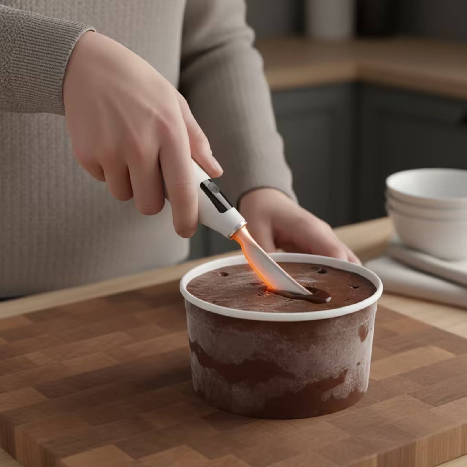 充電式電動アイスクリームスクープ、コードレスキッチンツール、 - Home Cooking Utensils のレビューと価格