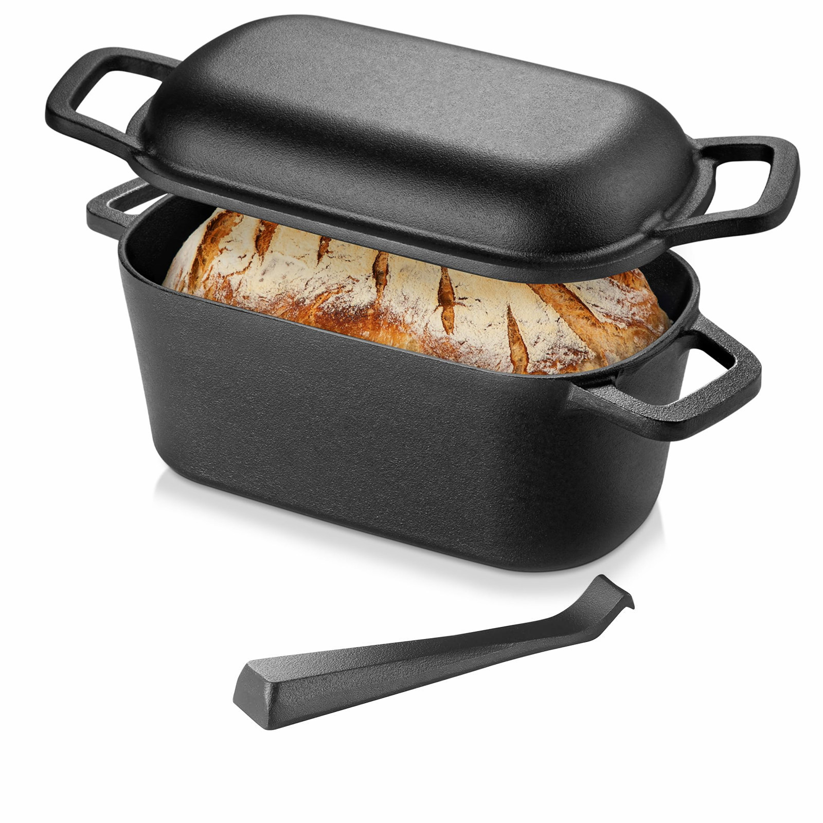 ダッチオーブン パン焼き用 サワードウパン型 2in1 鋳鉄 - Dutch Oven Enamel のレビューと価格