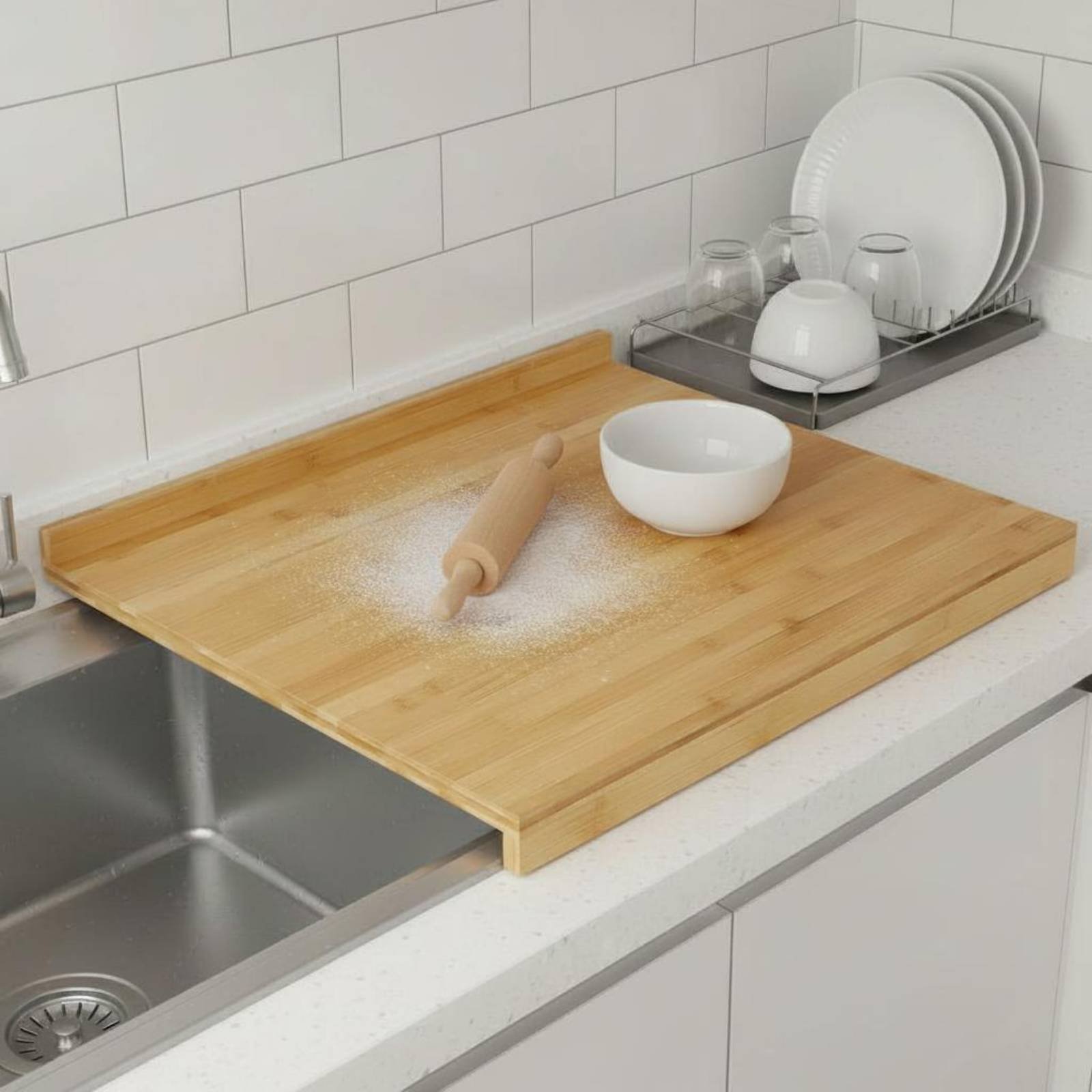 シンク上まな板 多目的カウンタートップこね台 家庭料理人、キ - Home Cooking In のレビューと価格