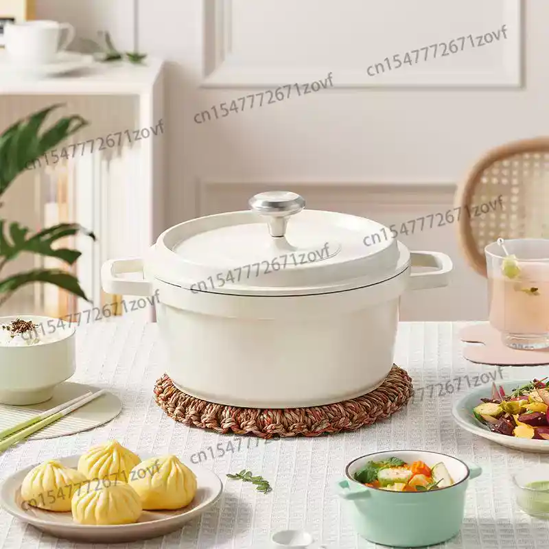 エナメル加工の鋳造アルミニウム製ダッチオーブン（蓋付き）、家 - Dutch Oven Enamel のレビューと価格