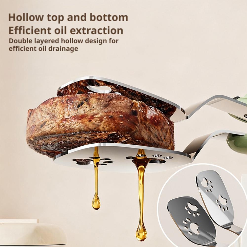 1/2 個クマ魚トングフリッパーステンレス鋼キッチン家庭用器 - Home Cooking Utensils のレビューと価格