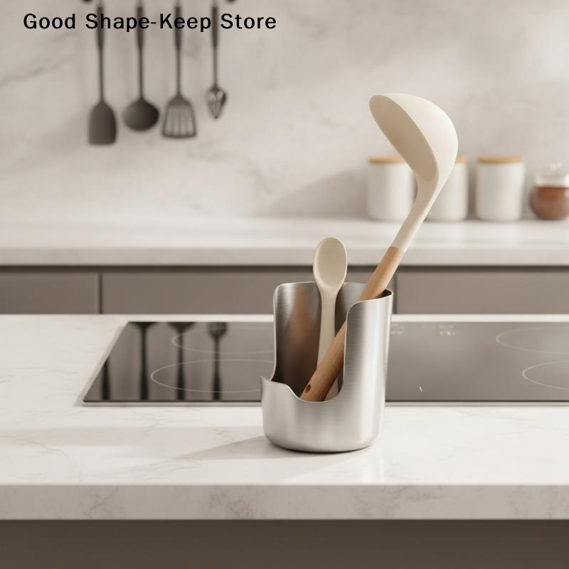 デイリー2 in 1 ステンレス製キッチンスプーン蓋ホルダー - Home Cooking Utensils のレビューと価格