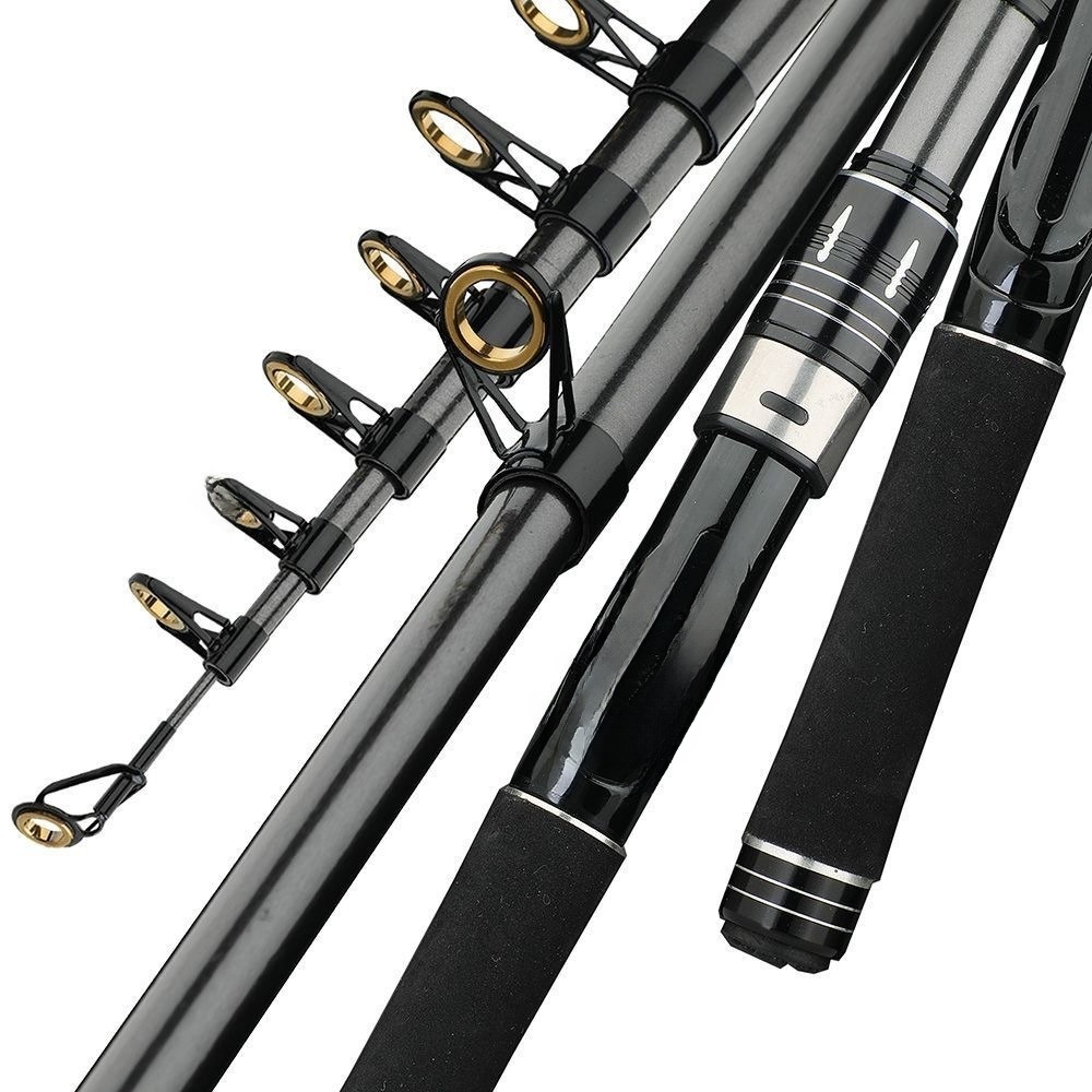 30Tカーボンファイバー製伸縮式釣り竿 カーボンチップ高強度 - Wok Carbon Steel のレビューと価格