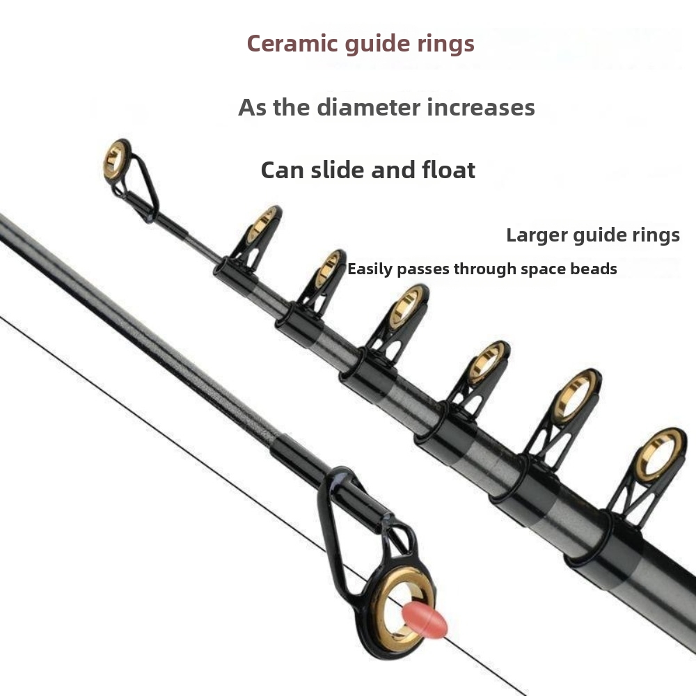 30Tカーボンファイバー製伸縮式釣り竿 カーボンチップ高強度 - Wok Carbon Steel のレビューと価格